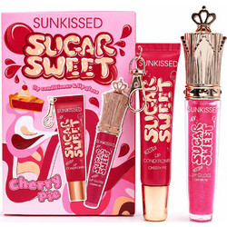 Sunkissed | Sugar Sweet Lip Duo | Cherry Pie Scent | Lip Gloss & Lip Conditioner Set | SU32611