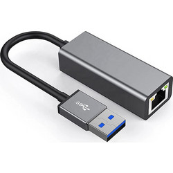 Powertech PTH-081 Ενσύρματος Ethernet USB Αντάπτορας Δικτύου 1Gbps