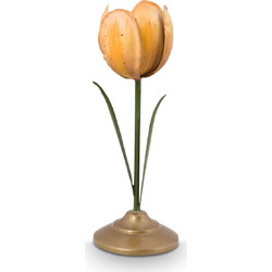 Κηροπήγιο 21cm Pip Studio - Metal Tulip Yellow 21cm