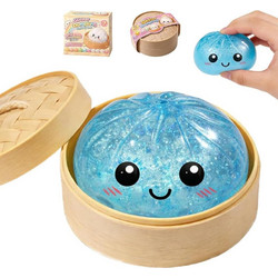 Taba World Rainbow Squishy Dumpling Glitter Αφρώδες Με Φωτάκια 'Ασπρο white