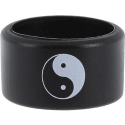 Vape Band Black Logo Ying Yang 22-26mm