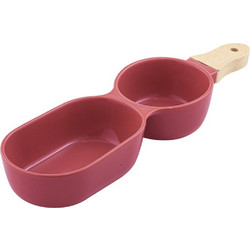 Ορντεβιέρα 2 Θέσεων Alto 61440 34,5x9,5x4,8cm Burgundy Ladelle Κεραμικό