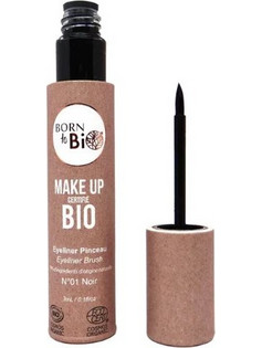 Born to Bio Organic Liquid Eyeliner - Υγρό Eyeliner - Μαύρο 3ml