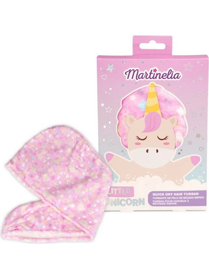 Martinelia Little Unicorn Quick Dry Hair Turban Pink Πετσέτα Για Γρήγορο Στέγνωμα Μαλλιών Ροζ 1 τεμάχιο