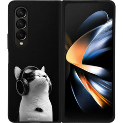 Sonique Men's Edition Θήκη με Σχέδιο «Audio Kitten - White» (Samsung Galaxy Z Fold 4)