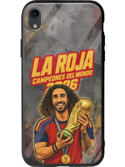 Θήκη La Roja Campeones del Mundo - Marc Cucurella iPhone XR Groove TPU (Tempered Glass και TPU)