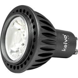 kelvo(R) KYRON 3 KLV-103-0003 Σποτ GU10 MR16 LED 3W 360lm CRI (Ra) 90 3 AC 220-240V IP20 Φυσικό Λευκό 4500K Dimmable - CREE XPE Chip - Γκρι Ανθρακί Ματ - Μ5 x Π5 x Υ6cm