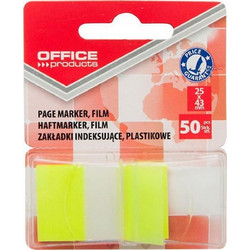 Σελιδοδείκτης Office Κίτρινος 25x43mm 50τεμ. 14223121-06