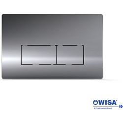 Πλακέτα χειρισμού Easy-Touch Wisa Key F092-101 Satin για Εντοιχιζόμενα Καζανάκια