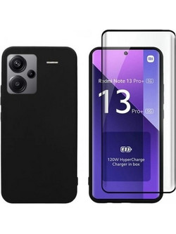 Θήκη + Προστατευτικό οθόνης Xiaomi Redmi Note 13 Pro+ - Vivid Set TPU Case + Tempered Glass - Black