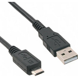 Equip Regular USB 2.0 to micro USB Cable Μαύρο 1m 128596 1τμχ
