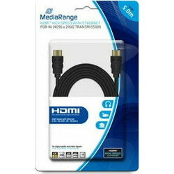 MediaRange Καλώδιο HDMI 1.4 HDMI Male to HDMI Male 5m Black MRCS158
