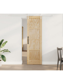 vidaXL Πόρτα Εσωτερική Συρόμενη Ξύλινη Φυσική 61x198.5cm 3445566