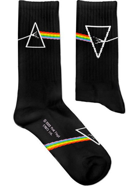Sock Affairs Pink Floyd The Dark Side of the Moon 1973 Ανδρικές Κάλτσες Ψηλές με Σχέδια Ροζ 95-SS-PF-DARK