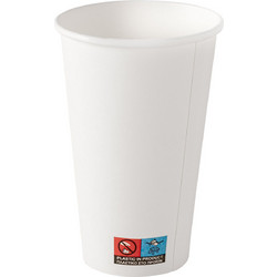 Ποτήρι Χάρτινο 400ml 50 τεμ. Λευκό