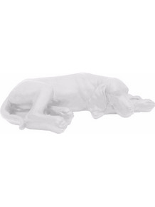 Liberta - Maison DOMU Διακοσμητικός Σκύλος Polyresin Λευκός 39.5x22.5x10.5cm 034486