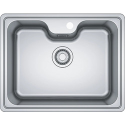 Franke Bell BCX 610-61 Ένθετος Νεροχύτης Inox Σατινέ 61x48cm