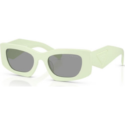 Prada PRD03SD 05K50Q Γυναικεία Γυαλιά Ηλίου Πολυγωνικά Κοκάλινα Πράσινα με Μαύρο Φακό