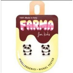 FARMA BIJOUX - Υποαλλεργικά Σκουλαρίκια for Kids Panda (PS970) 1 Ζευγάρι