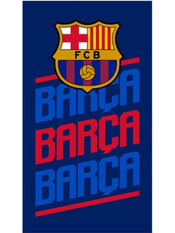 F.C Barcelona microfibre beach towel