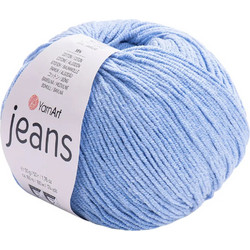 Νήμα Πλεξίματος Jeans για Καλοκαιρινά Πλεκτά 55% βαμβάκι και 45% ακρυλικό 50gr 160mtr. σε Γαλάζιο 15 1τεμ