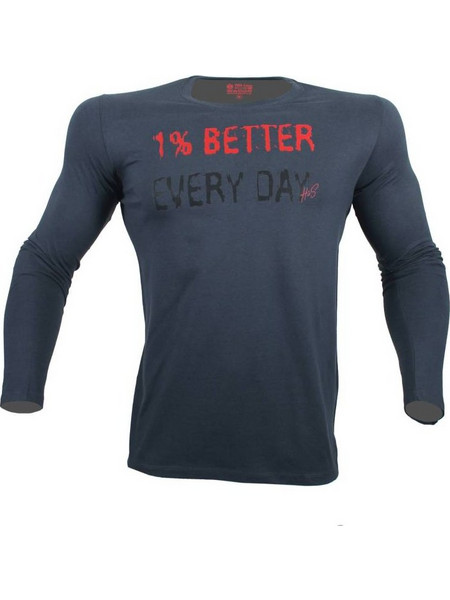ΜΑΚΡΥΜΑΝΙΚΟ ΑΝΔΡΙΚΟ 1% BETTER Γκρι Με Κόκκινο 21027 (H&S)
