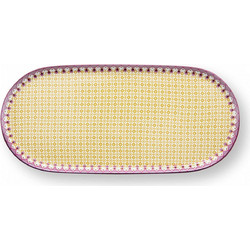 PIP STUDIO - ΠΟΡΣΕΛΑΝΙΝΟΣ ΔΙΣΚΟΣ LILY & LOTUS YELLOW 25cm