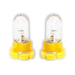 ΛΑΜΠΑΚΙΑ LED T3 12V LED 6.000K ΚΙΤΡΙΝΟ ΦΩΣ 8mm DGA - 2ΤΕΜ