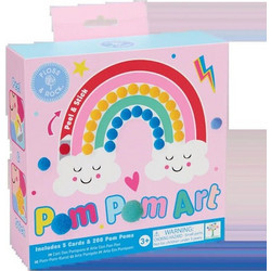 FLOSS & ROCK ΠΑΙΔΙΚΗ ΧΕΙΡΟΤΕΧΝΙΑ RAINBOW FAIRY POM POM ART 52P6265