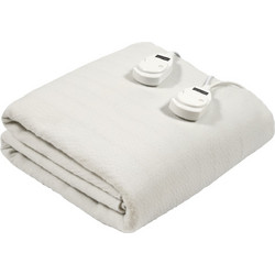 Das Home Classic King 0487 Ηλεκτρική Διπλή Κουβέρτα Εκρού 140Χ155cm