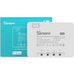 Sonoff POWR3 Έξυπνος Ενδιάμεσος Διακόπτης WiFi με Παρακολούθηση Ενέργειας (25A/5500W) (Λευκό)