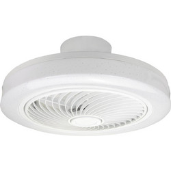Gruppe LDGD046 Ανεμιστήρας Οροφής 46cm 18W με Φως & Τηλεχειριστήριο Λευκός