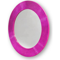 HOUSEVITAMIN Καθρέπτης Στρογγυλός Disco Pink 40x40