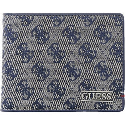 Guess - SMBOLJLEA20-SDB - Boston Bifold M - Blue - Leather - Πορτοφόλι - blue