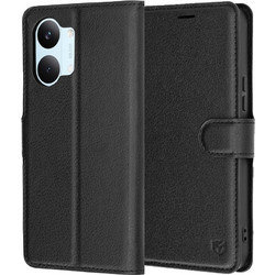 Techsuit Leather Folio Θήκη Black (Xiaomi Poco X8 Pro Max)