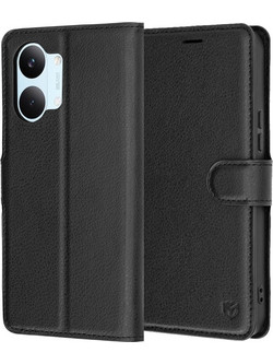 Techsuit Leather Folio Θήκη Black (Xiaomi Poco X8 Pro Max)