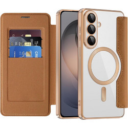 Techsuit SmartMag Book Θήκη για Samsung Galaxy S26 Brown