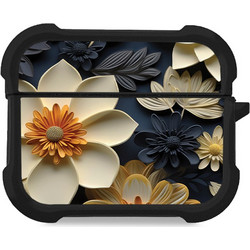 Sonique 3D Flower Series Θήκη Σιλικόνης για AirPods Pro 3 Εκρού