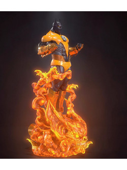 Φιγούρα Yellow Lantern Batman Sculptures 3D Printing 3D εκτυπωμένη
