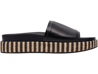 Γυναικεία παντόφλα Clarks Zivea Mule 26188127 μαύρο δέρμα