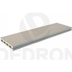 DECK-WPC Δαπέδου 25/150mm BAMBOO ΛΕΥΚΟ