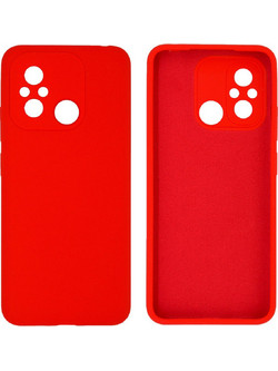 Ancus Silicon Liquid Back Cover Red (Xiaomi Redmi 12C)