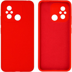 Ancus Silicon Liquid Back Cover Red (Xiaomi Redmi 12C)