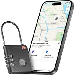 KEY SMART SmartLock Κλειδαριά Αποσκευών TSA Approved Find My Lock KS520-BLK