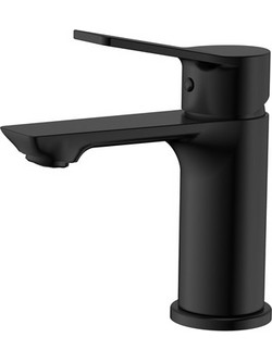 RAVENNA Izza 1 Matt Black Μπαταρία Νιπτήρος