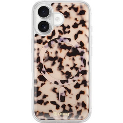 Crong Deluxe Mag Cover - Iphone 17 Magsafe Case (Blonde Tortoise) - (CRGDLMIP1761BTO)