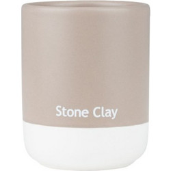 ESTIA ΠΟΤΗΡΑΚΙ ΜΠΑΝΙΟΥ TONE LAB ΚΕΡΑΜΙΚΟ STONE CLAY