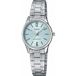 Casio Γυναικείο Ρολόι με Ασημί Μεταλλικό Μπρασελέ LTP-V005D-2B