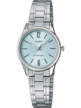 Casio Γυναικείο Ρολόι με Ασημί Μεταλλικό Μπρασελέ LTP-V005D-2B