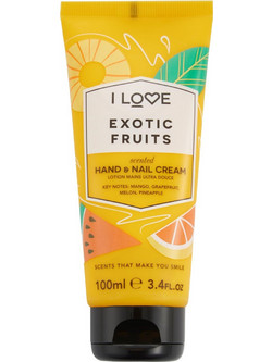 I Love Exotic Fruit Ενυδατική Κρέμα Χεριών & Νυχιών 100ml